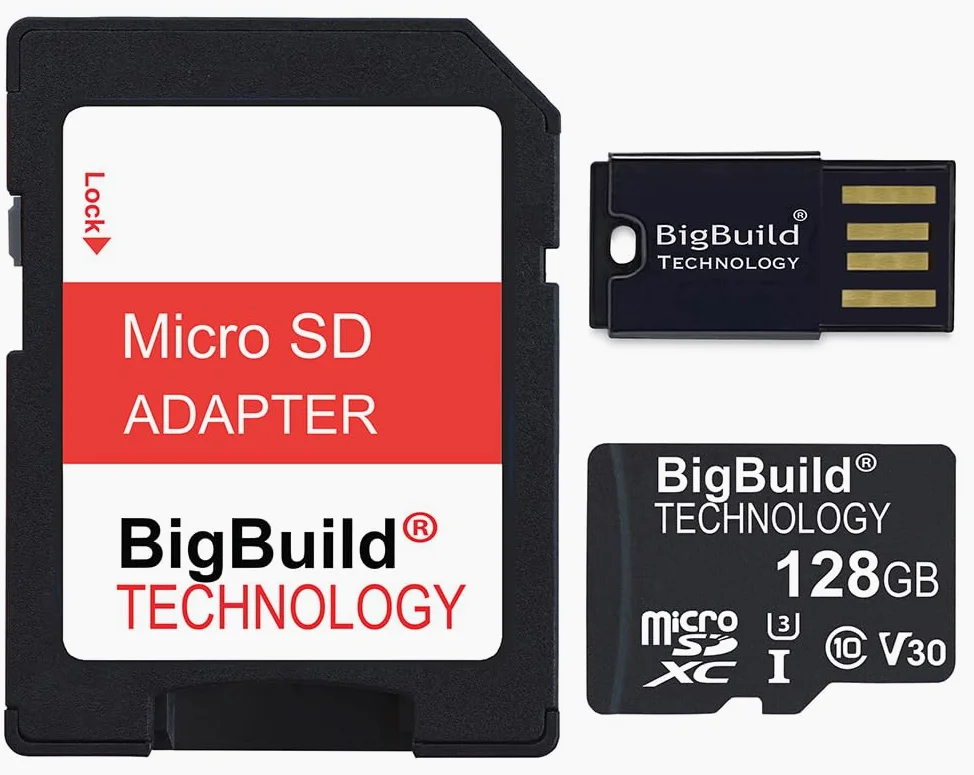 Scheda di Memoria Micro SDXC U3 128GB per EZVIZ C8W, CB3, EB3, H3 Telecamere di sicurezza