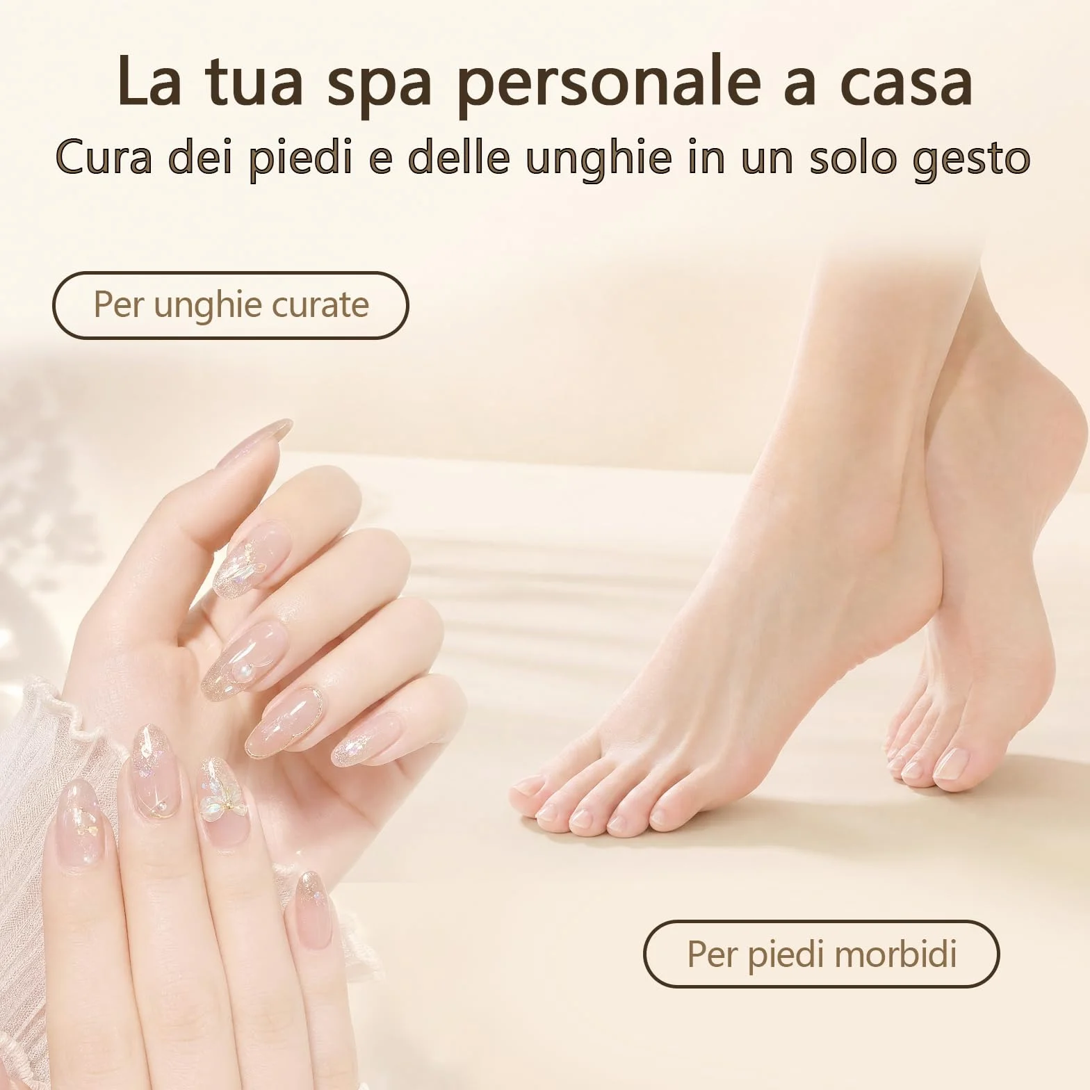 Pedicure Elettrico Professionale 2 in 1 Rimuovi Calli Piedi Display LCD 9 Velocità Raspa Elettrica Pelle Dura Screpolata