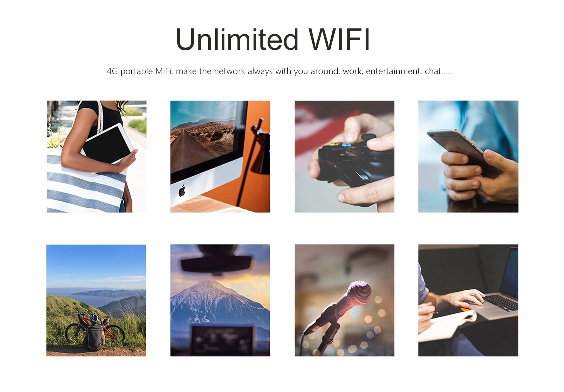 Mobile WiFi 4G LTE Router Cat4 150Mbps 3000mAh Modem USB Wireless