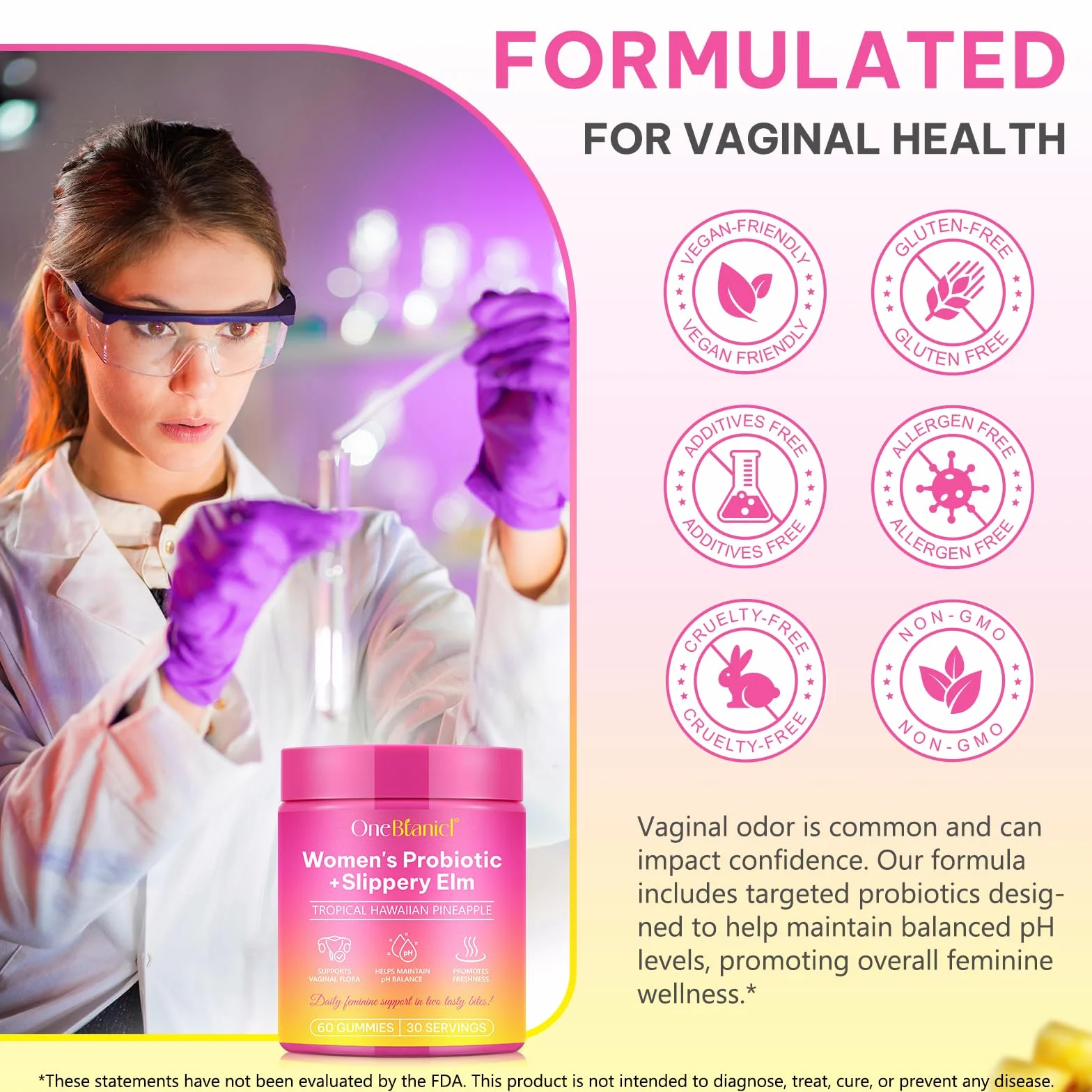 Probiotici Donna Gummies Vaginali 60 Count