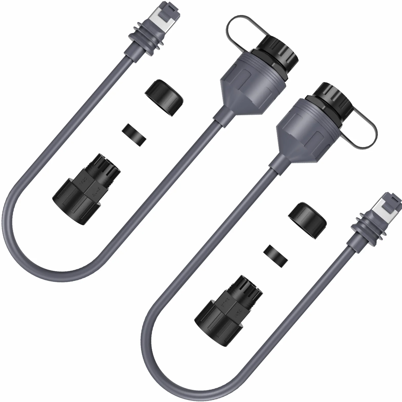 XLTTYWL Adattatore Ethernet Gen 3/Mini per Starlink - Accoppiatore di Estensione Impermeabile per Gen3 Standard SPX a RJ45, Compatibile con V3/Mini Dishy (Confezione da 2)
