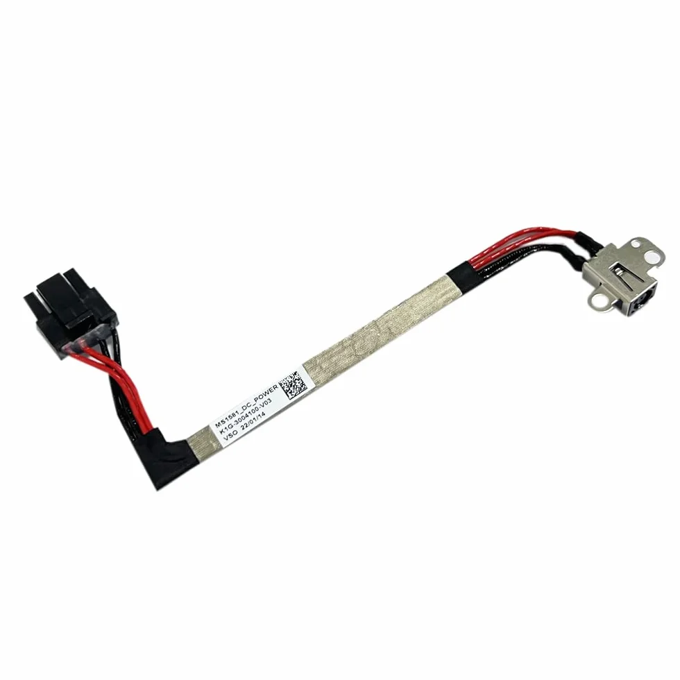Gintai Connettore di Alimentazione Carica DC Power Jack DC Dock Presa Notebook Cavo per MSI Pulse GL66 11UE/GL66 11UEK/GL66 11UGK(MS-1581)/Katana GF66 11UE GF66 11UG MS1581GL66 K1G-3004100-H39
