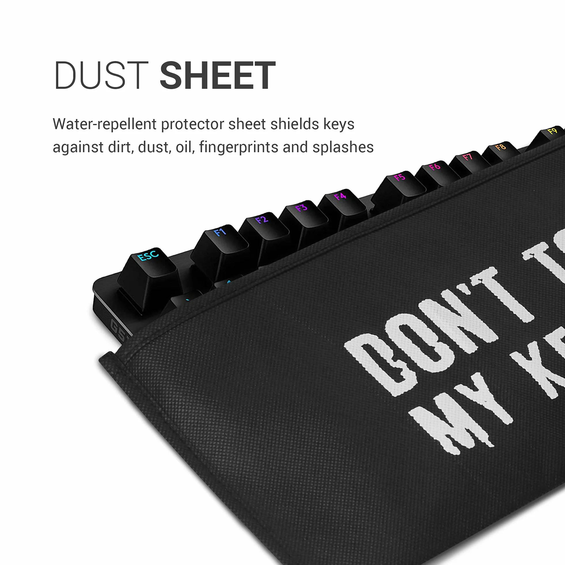 kwmobile Copritastiera Compatibile con Logitech G512/G513 Carbon Tactile/Linear/GX Blue - Copertina per Tastiera - Cover proteggi polvere - Custodia Keyboard