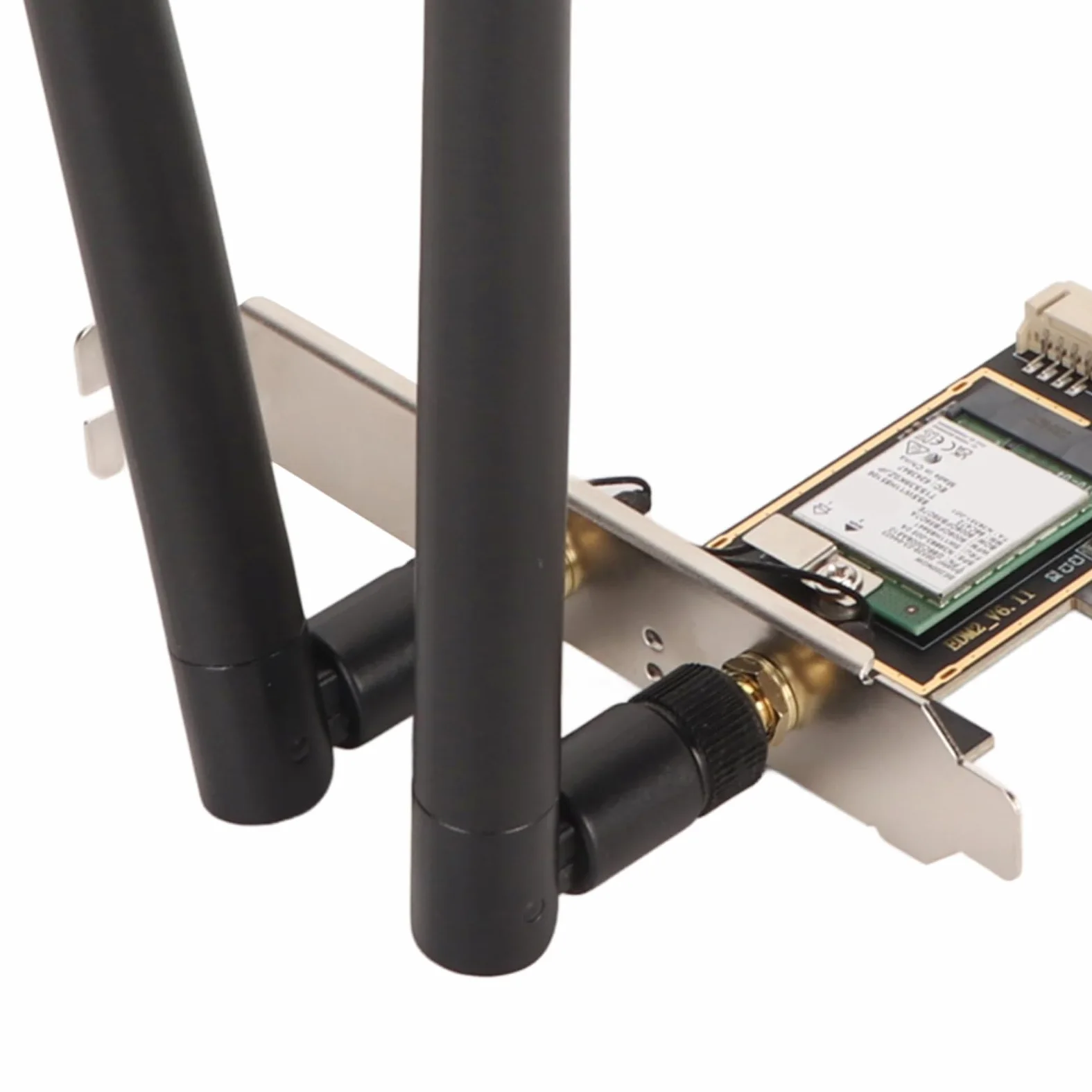 Scheda PCIe WIFI 7 per PC Desktop, Scheda WIFI 7 2.4G 5G 6G Tri Band Scheda di Rete Interna Adattatore Wireless 8774Mbps Adattatore Scheda di Rete Wireless per PC Desktop