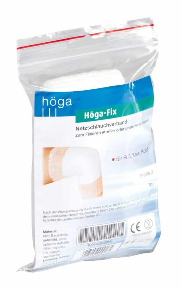 Höga Fix Fascia elastica per fissaggio medicazioni, misura 3, 1 m, 2 pezzi