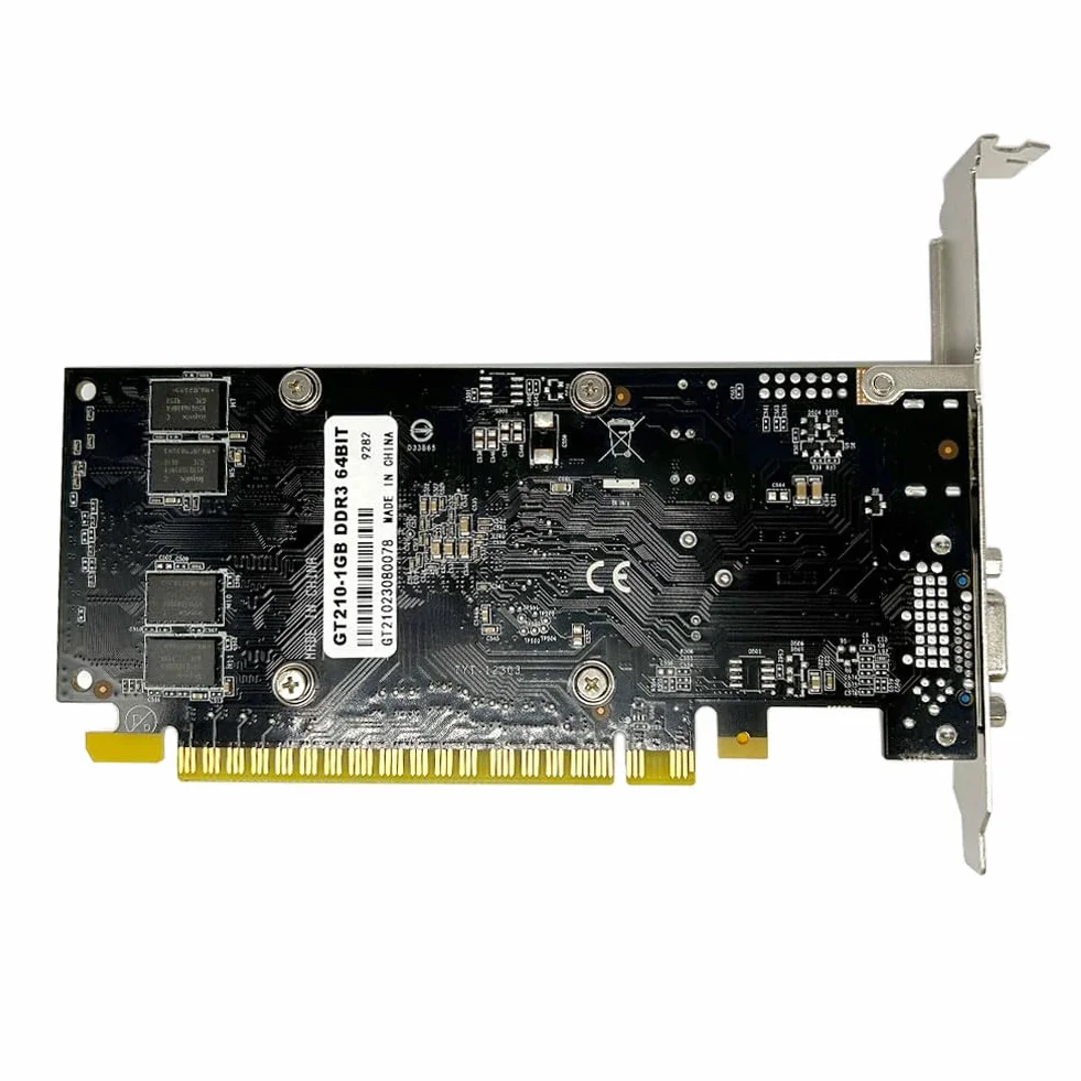QTHREE Geforce GT 210 1G D3 64-bit Scheda Video, 1x HDMI, 1x VGA, Low Profile Scheda grafica, PCI Express x16, DirectX 11