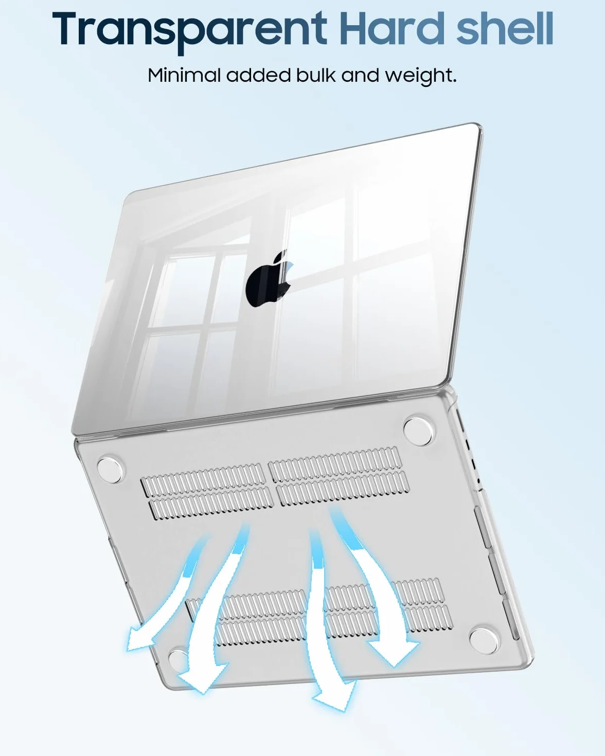 FINTIE Custodia Compatibile con MacBook Pro 14 Pollici M5 M4 M3 M2 M1 Pro/Max (2026-2021, A3426 A3427 A3434 A3112 A3401 A3185 A2992 A2918 A2779) - Cover Rigida Protettivo Guscio Case, Trasparente