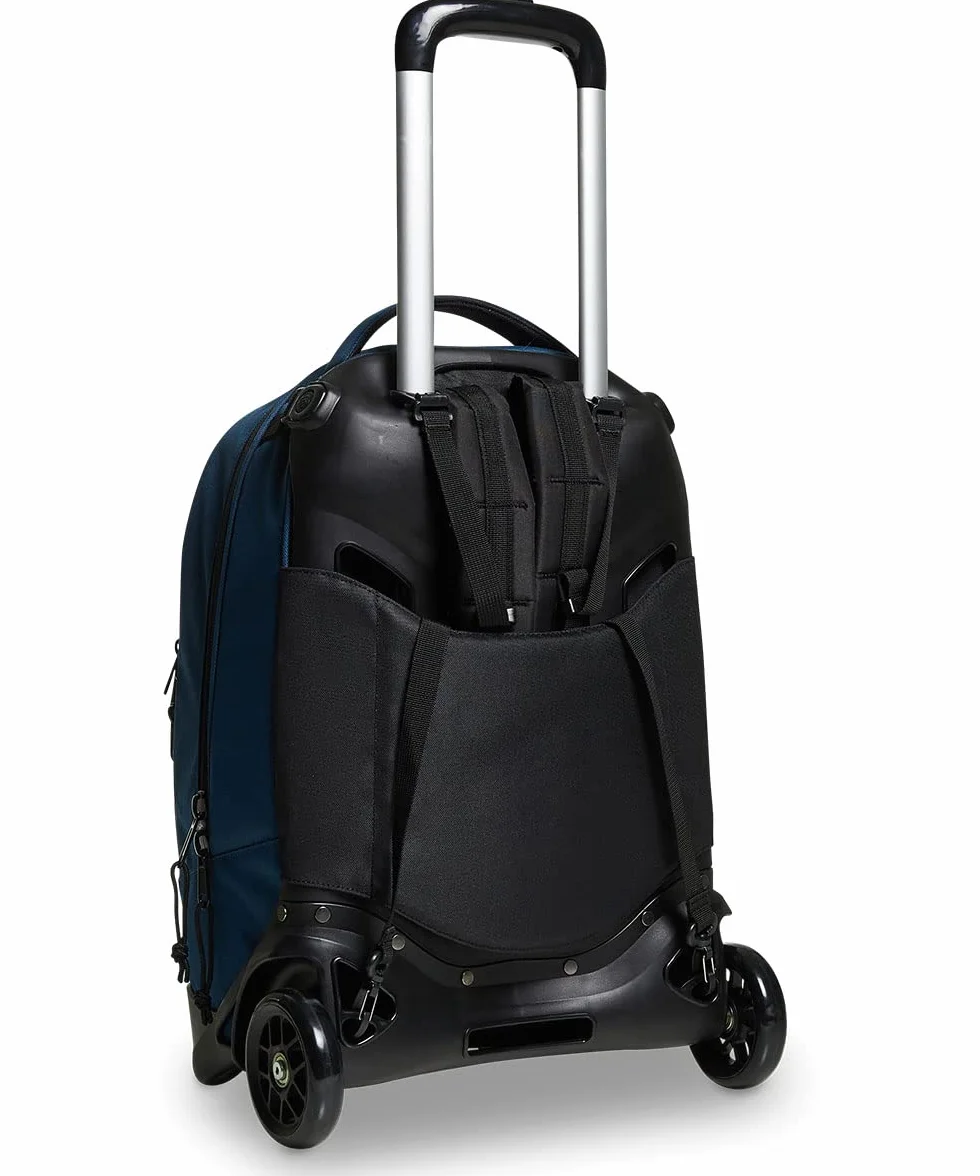 Invicta Trolley Scuola Sganciabile Plug 3 in 1 Zaino con Carrello Blu