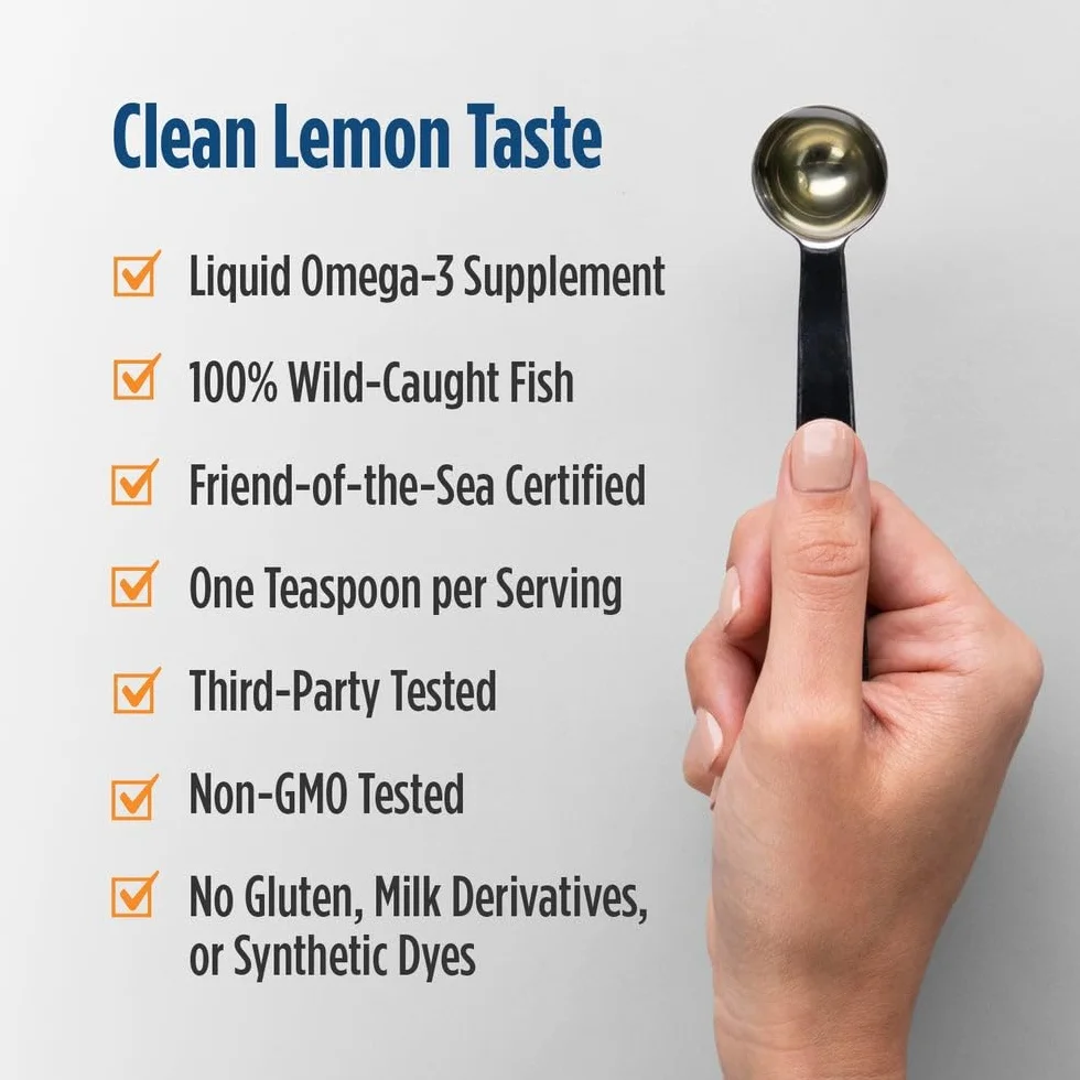 Nordic Naturals Omega 3 Olio Di Pesce Limone 1560 mg 237 ml