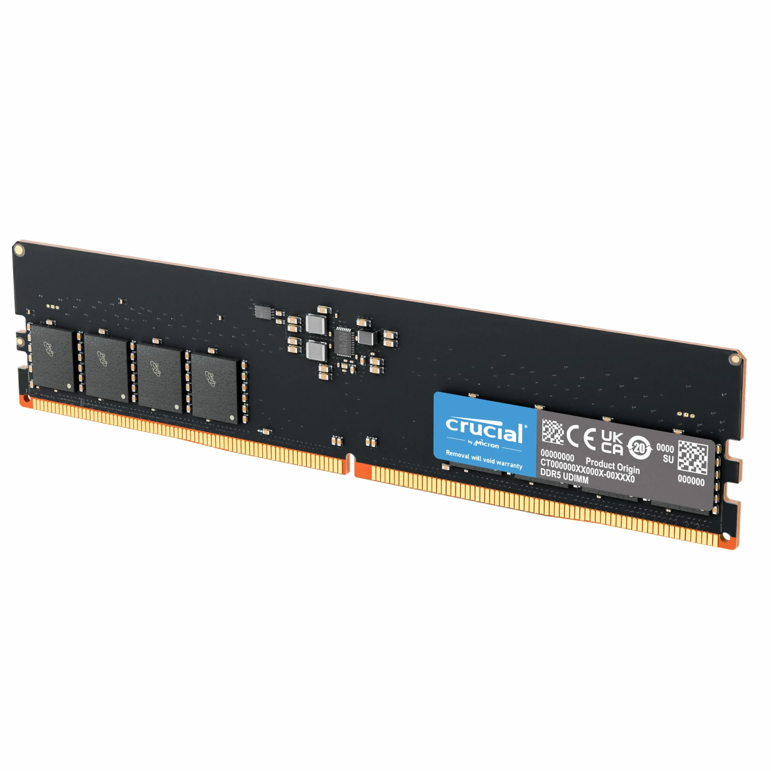Crucial RAM DDR5 16GB 5600MHz, Memoria PC (o 5200MHz / 4800MHz) CL46 - CT16G56C46U5