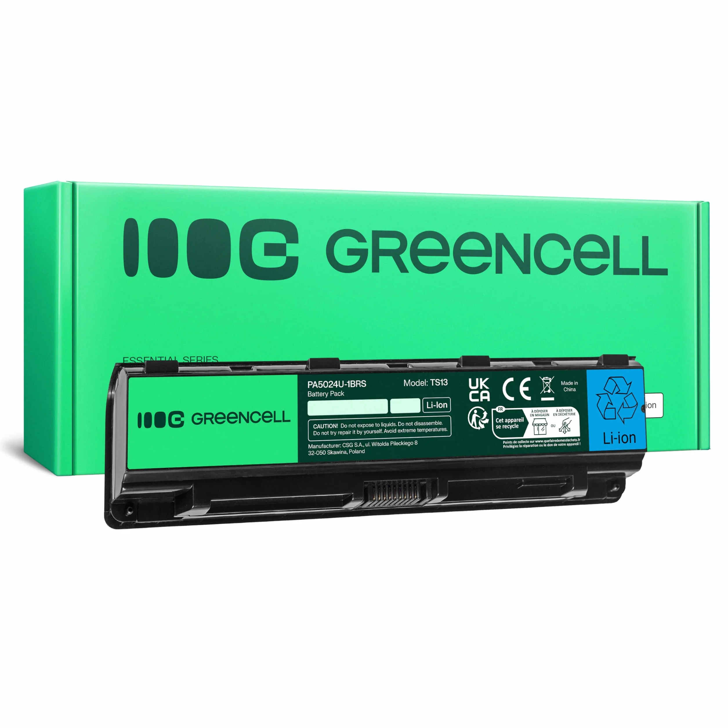 Green Cell Batteria Toshiba PA5024U-1BRS PABAS259 PABAS260 per Portatile Toshiba Satellite C850 C850D C855 C870 L850 L870 C855D C875 L850D L875 P875 C850-12R C850-178 C855-128 C855-12J