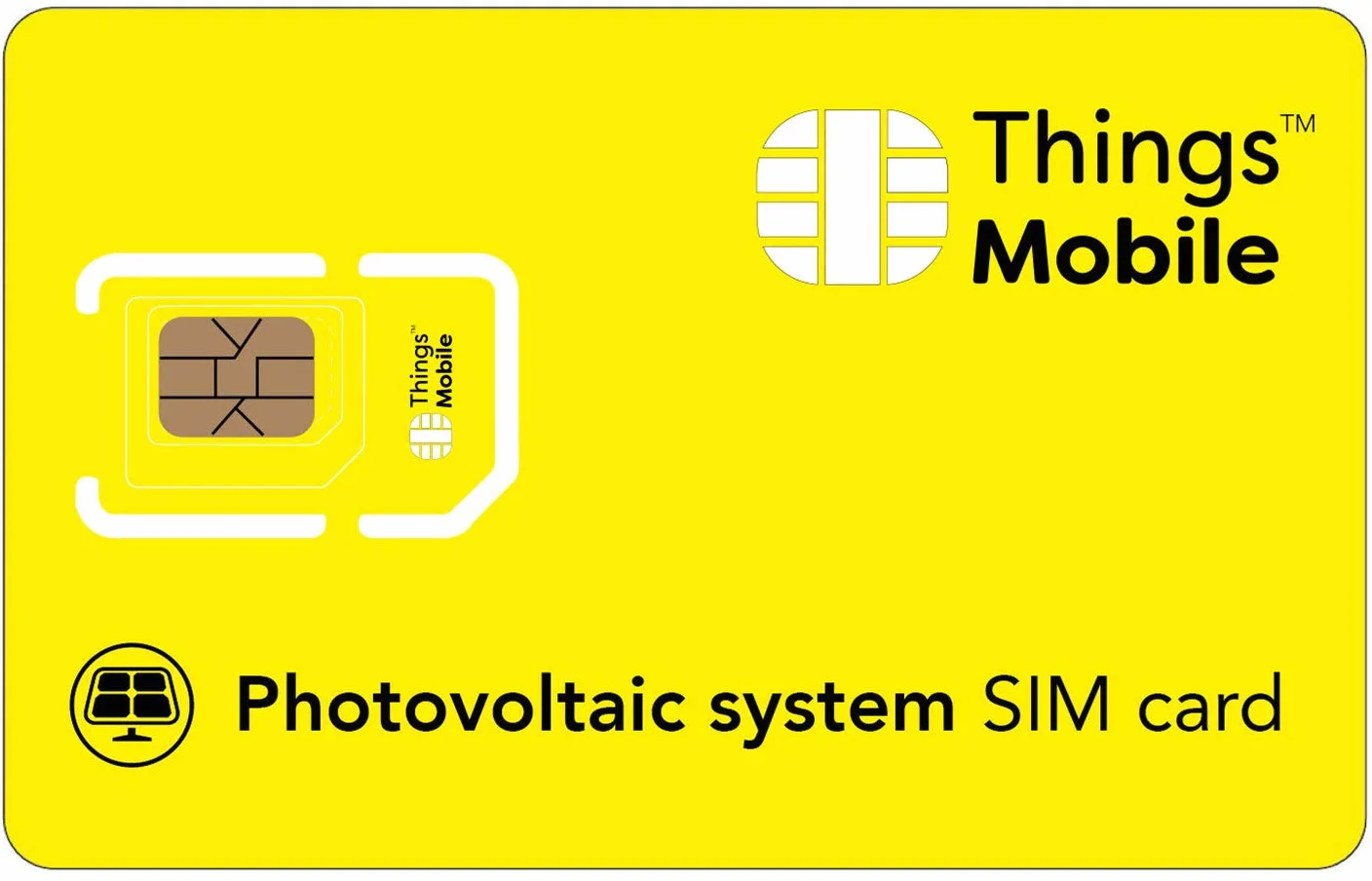 Scheda SIM per FOTOVOLTAICO -Things Mobile - con copertura globale e rete Multi-operatore GSM/2G/3G/4G LTE, senza costi fissi, senza scadenza€10 di credito Incluso