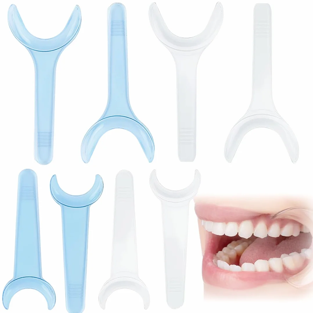 EIHI Apribottiglie a forma di T per bocca 8 pezzi divaricatore bocca 2 colori