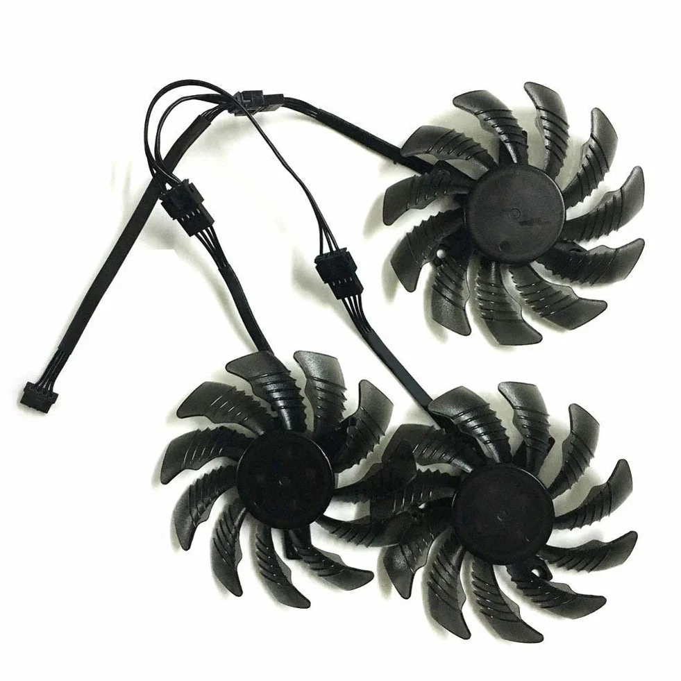 75 mm T128010SU Ventilatore Cooler Compatible for Gigabyte AORUS GeForce GTX 1060 1070 1080Ti G1 GTX 960 970 980 Ti Ventole raffreddamento scheda TI RX480