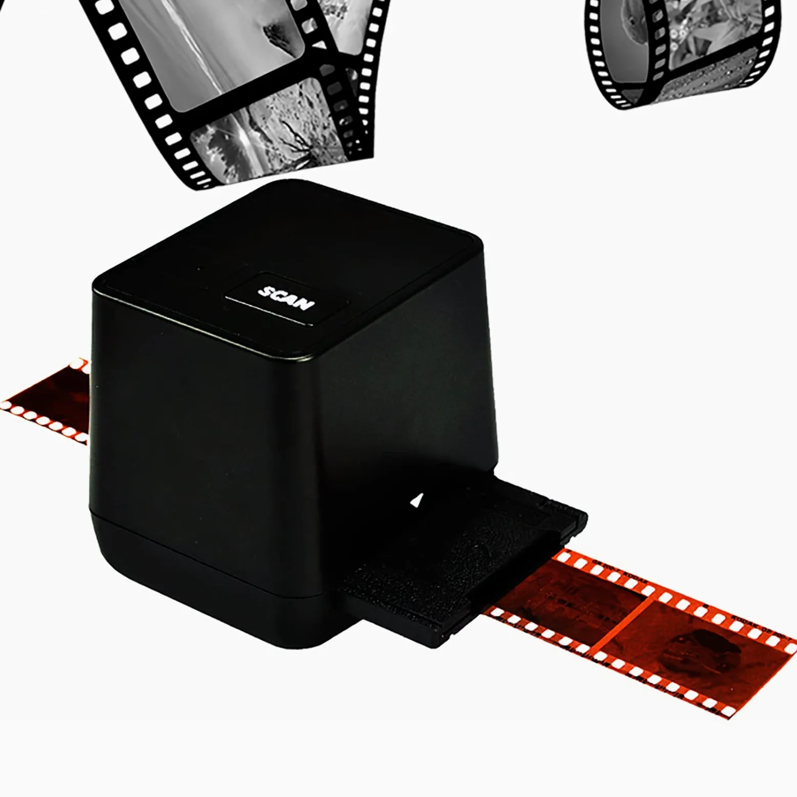 Visualizzatore per Scanner per Diapositive, Scanner per Diapositive per pellicole, Realizzato in Materiale ABS, Scanner per Negativi per pellicole 135 ad Alta Definizione da 17 Milioni, Portatile e