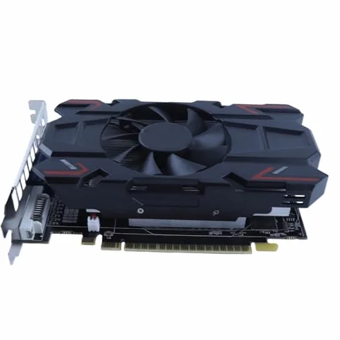 Scheda Grafica da Gioco, HD6770 4 GB DDR5 128 Bit PCI Express 2.0 16X Slot HDMI DVI VGA Interfaccia, Scheda Grafica per Computer con Ventola Singola (HD6770 4GB DDR5)
