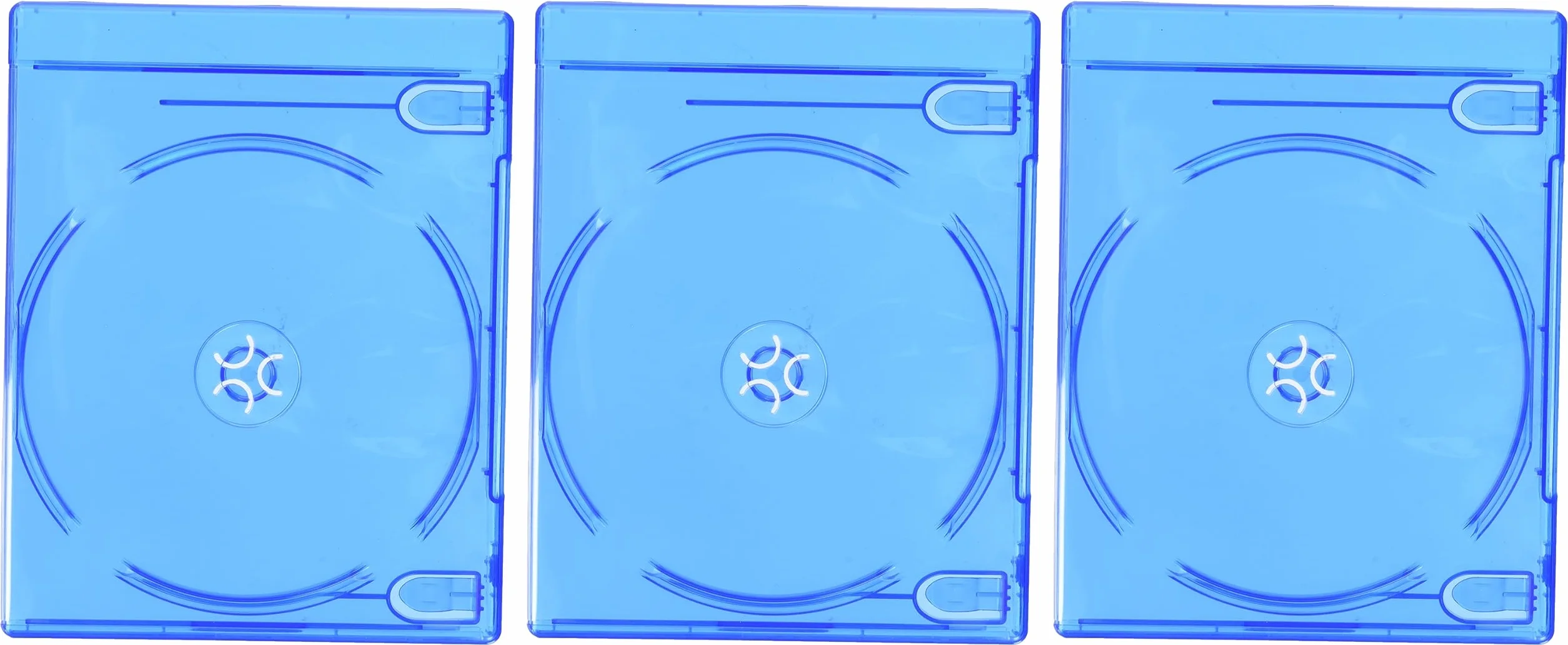 Hama Blu-Ray Disc Double Jewel Case, 3 PCS./Pack, Blue 2dischi Blu