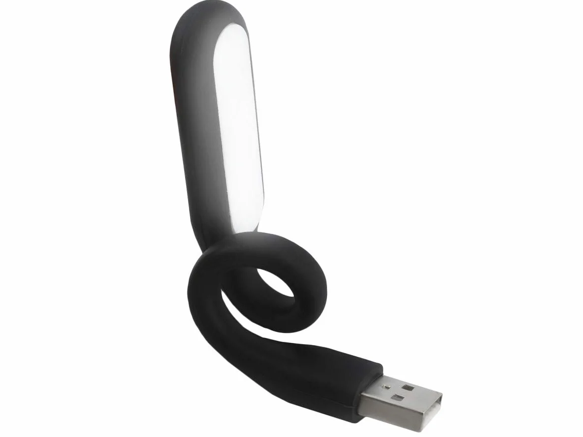 ISO TRADE 3184 Lampada da Lettura Flessibile USB in Silicone per Tablet PC