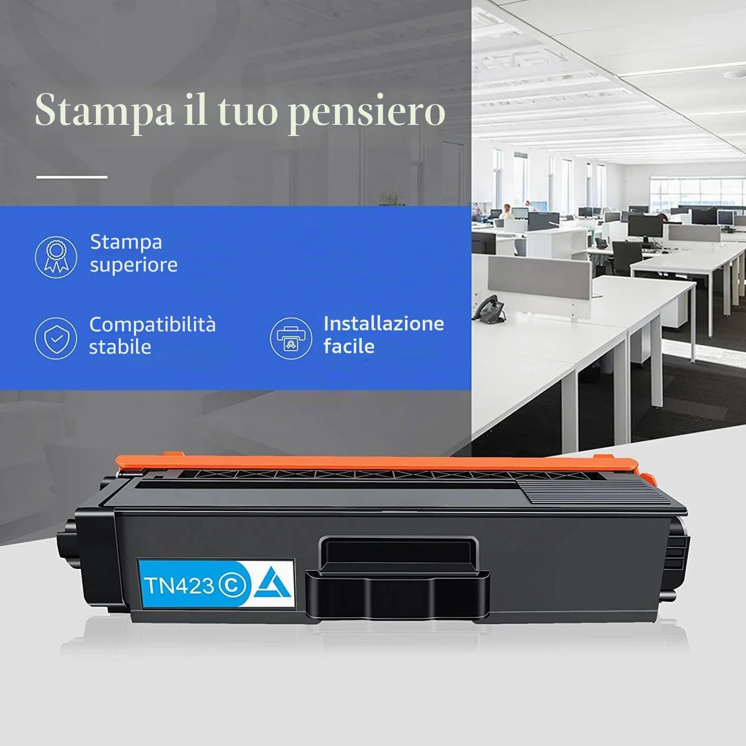 STAROVER TN421 TN423 Cartucce Toner di Ricambio Compatibili per Brother TN-423 TN-421 per Brother HL-L8260CDW HL-L8360CDW DCP-L8410CDN DCP-L8410CDW MFC-L8690CDW MFC-L8900CDW (4 Confezione)