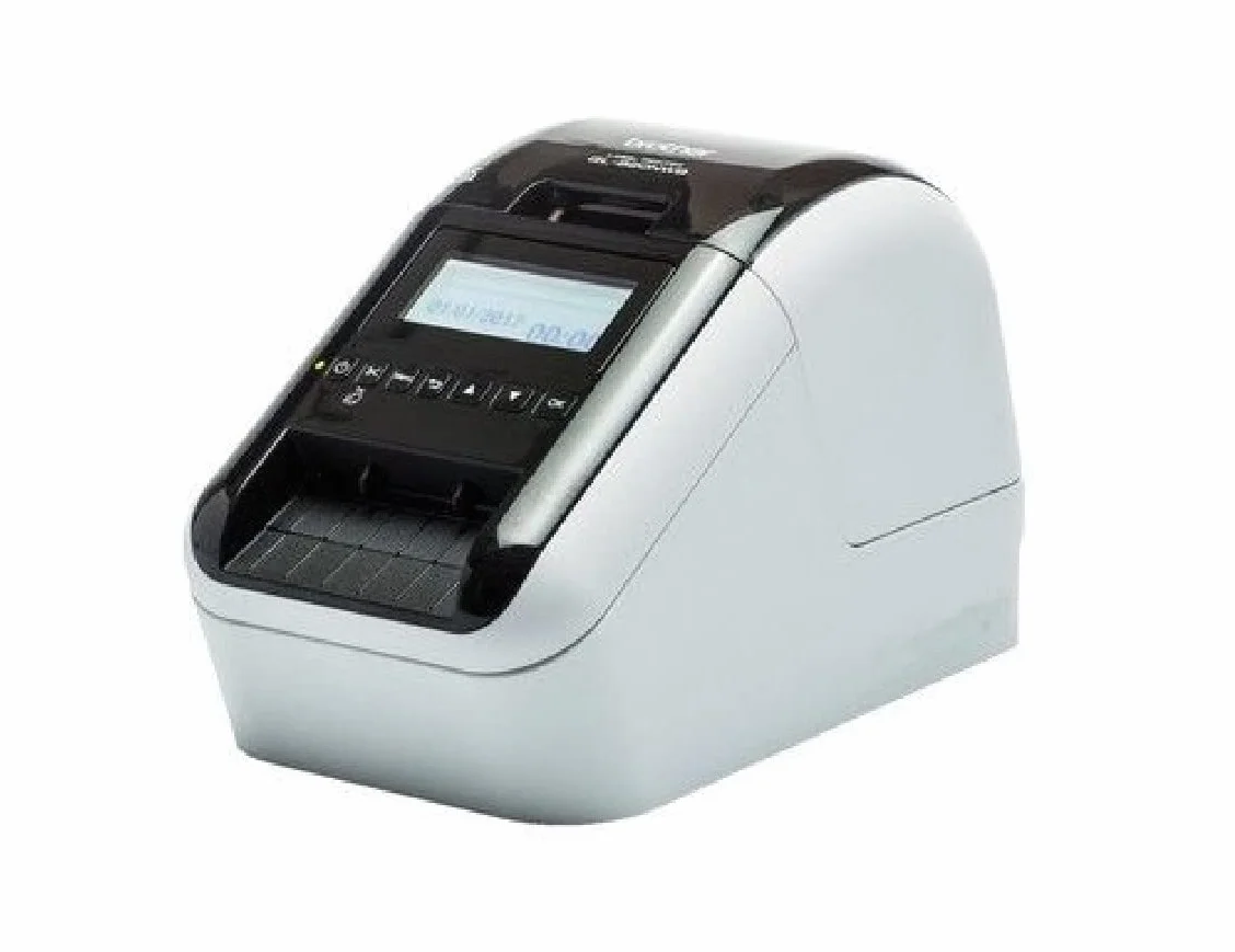 Brother QL-820NWB Stampante di Etichette, Wi-Fi, Bluetooth 2.1, USB 2.0, Schermo LCD, Cutter Automatico, Stampa a Nero e Rosso [Provenienza Regno Unito]