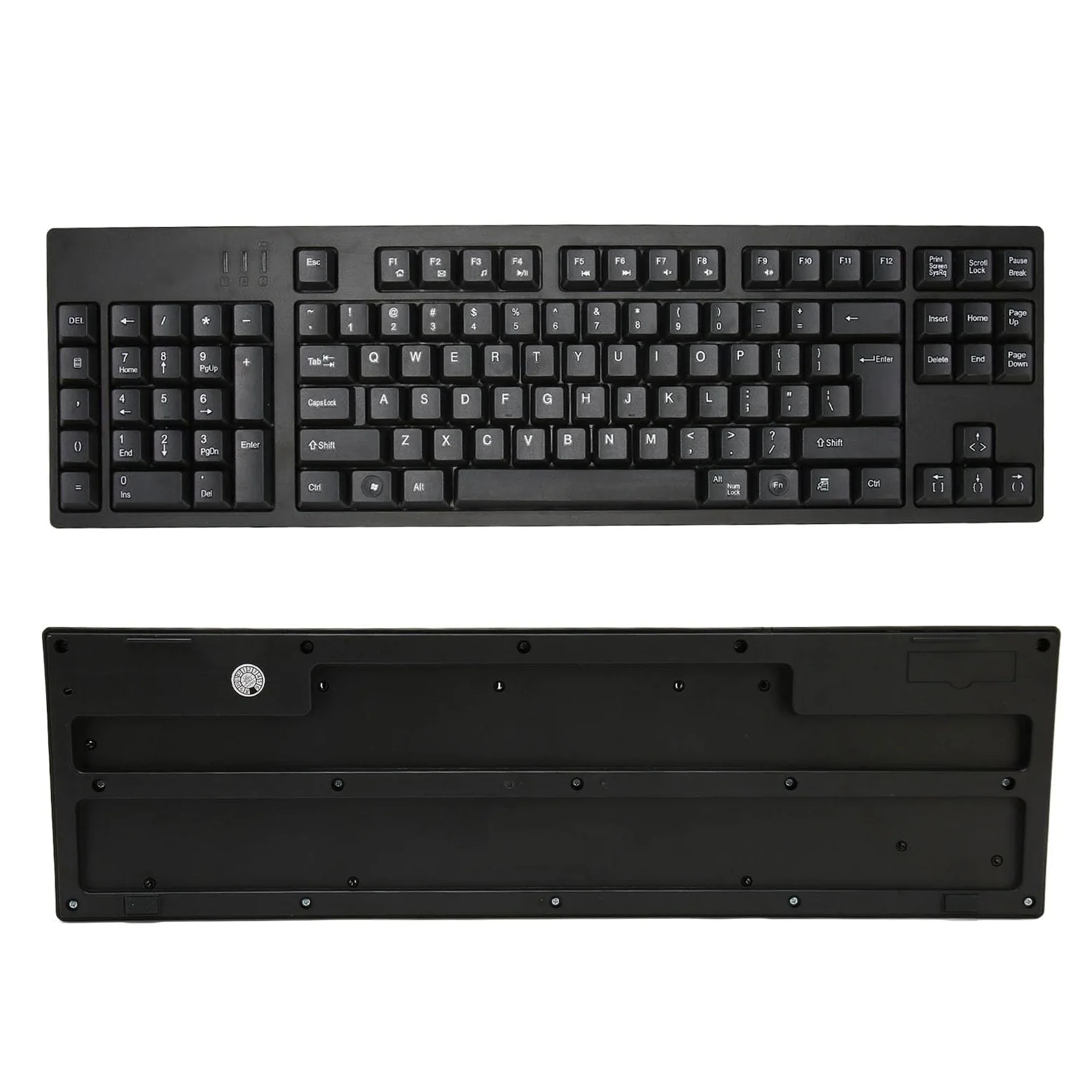 Alomejor Left Handed Keyboard with Ergonomic Layout | Connessione di tipo C, design a 109 tasti, plug and play, materiale ABS, adatto per utenti mancini