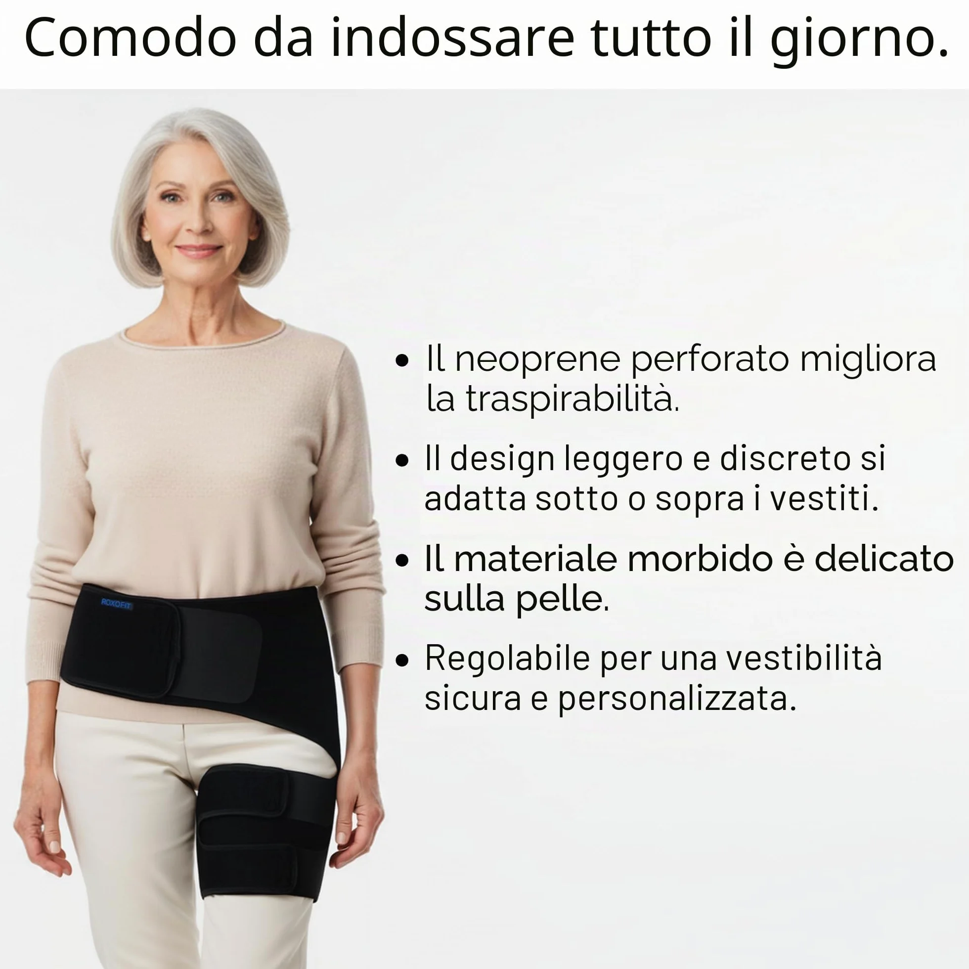 Tutore per Sciatica Sostegno Inguine Compressione Wrap