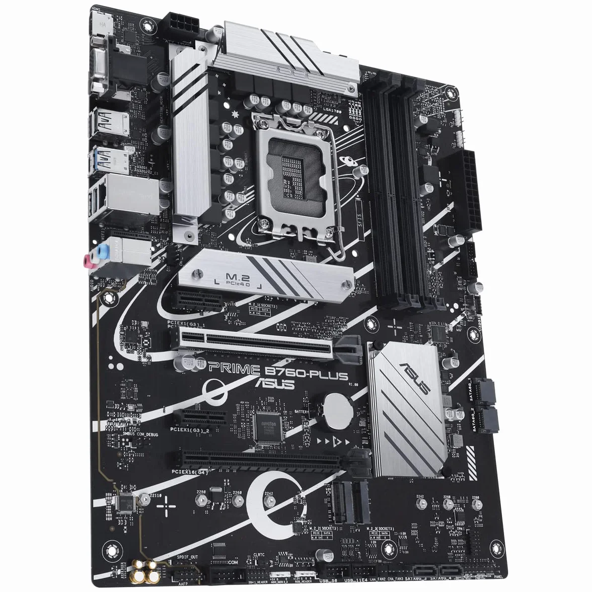 ASUS Prime B760-PLUS Scheda madre Intel LGA 1700 ATX, DDR5 PCIe 5.0, 3 slot M.2, Realtek 2.5Gb Ethernet, SATA 6 Gbps, USB 3.2 Gen 2 Type-C, Thunderbolt USB4, Aura Sync, Nero