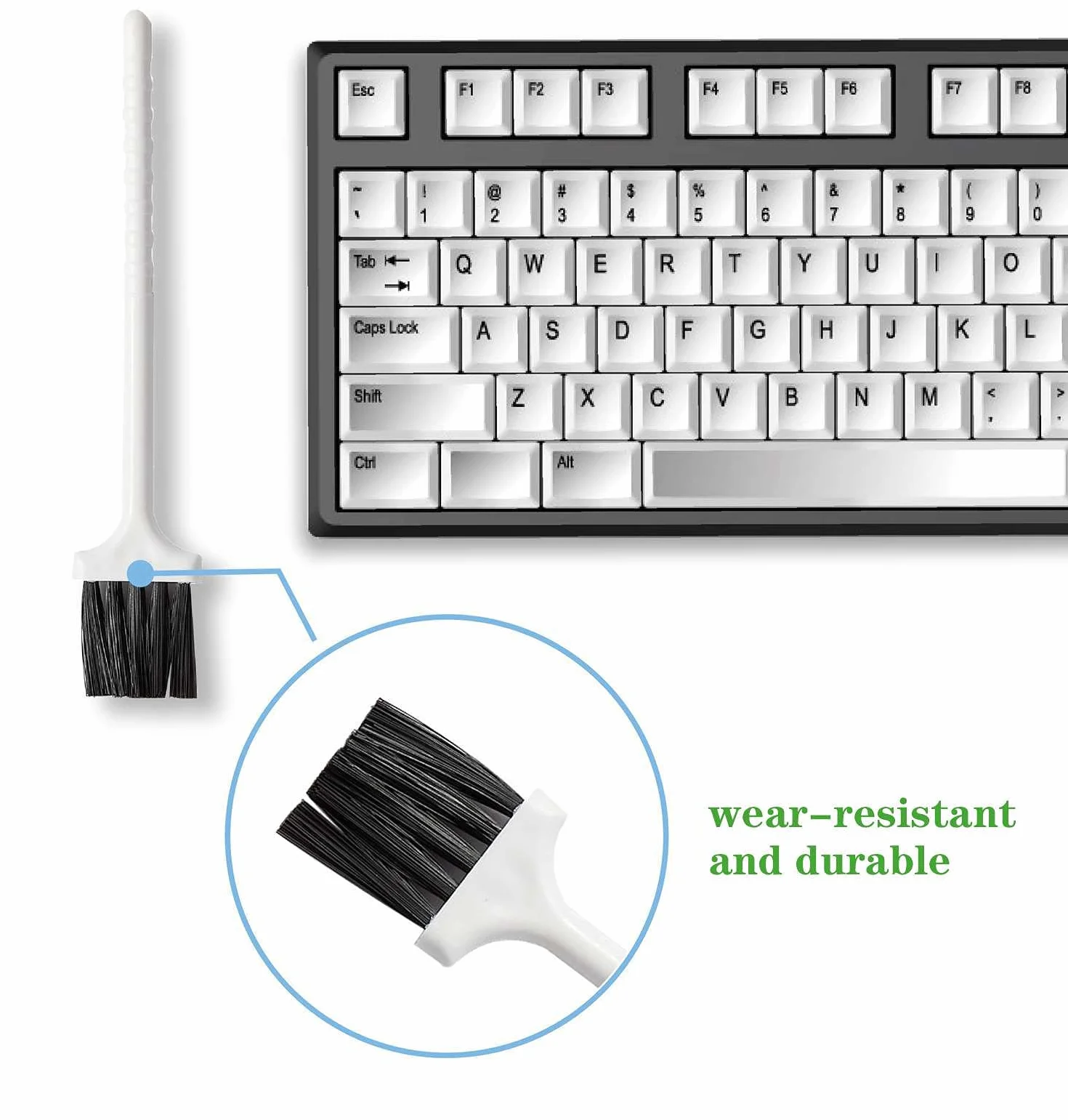 Litorange Silicone 500PCS 40A Clear Universal O-Ring Switch Dampeners Keycap Guarnizione di tenuta Rondella (meglio della gomma) per Cherry Keyboard e tasti meccanici