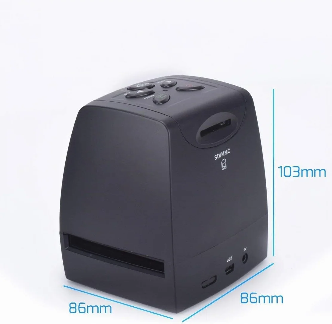 DIGITNOW! 5MP 10MP 2.4" LCD Film Scanner 35mm Diapositive Negativi Convertitore Foto SD