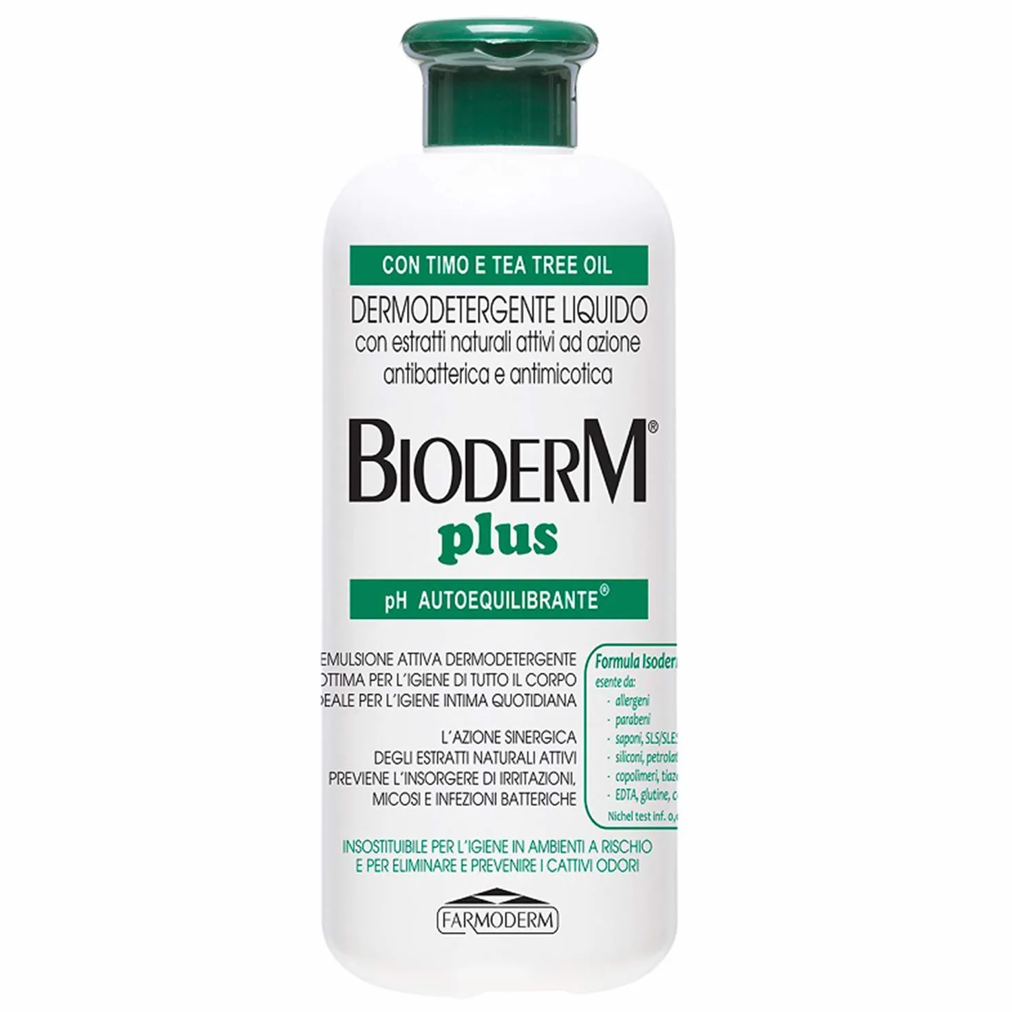Bioderm Plus Dermodetergente Antibatterico 500 ML Detergente Intimo