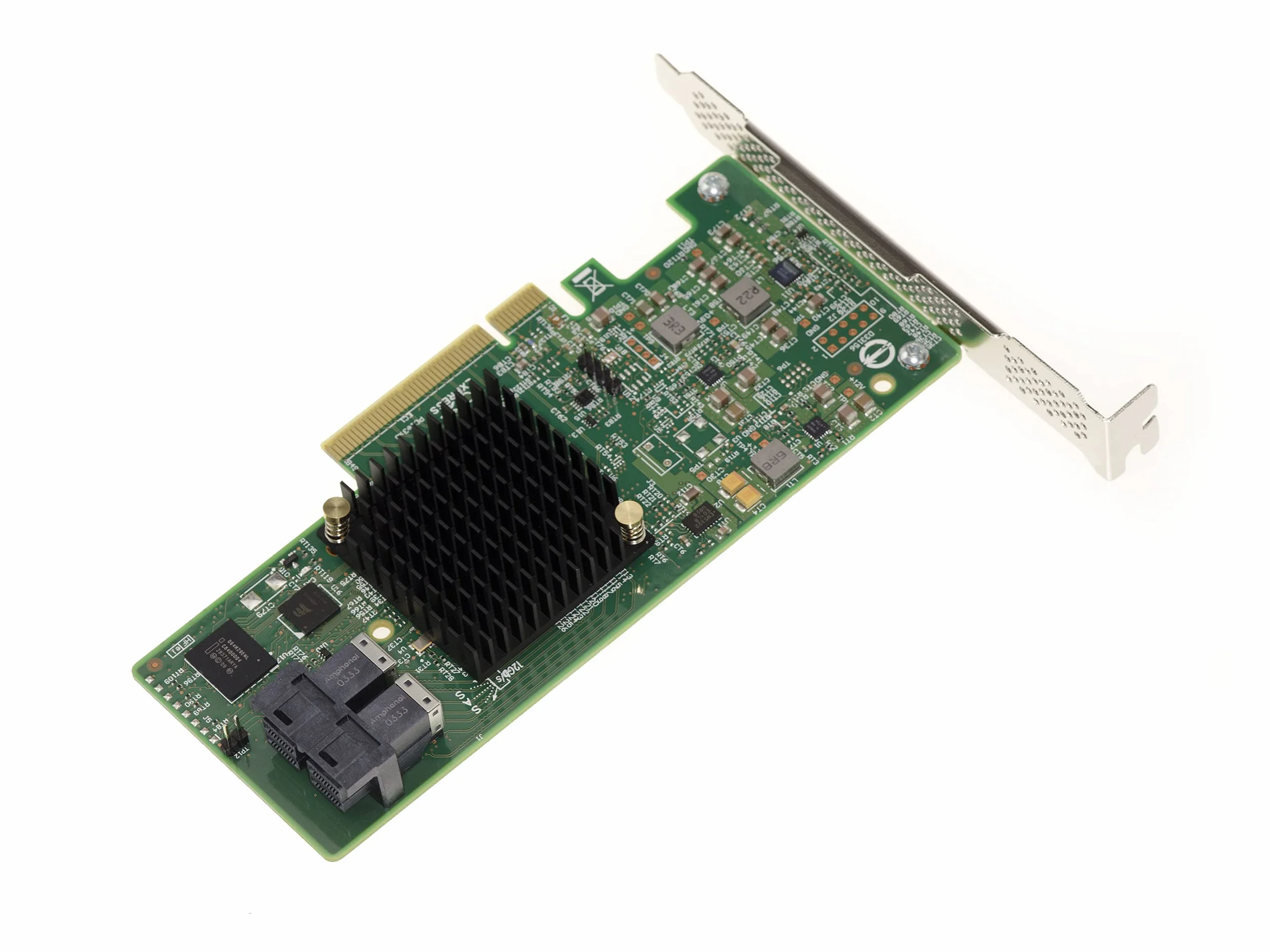 KALEA-INFORMATIQUE Scheda controller PCIe 3.0 SAS 12GB 8 porte interne con Raid 0 1 1E 10. Modello OEM 9311-8i. Profilo alto e basso, chipset SAS3008