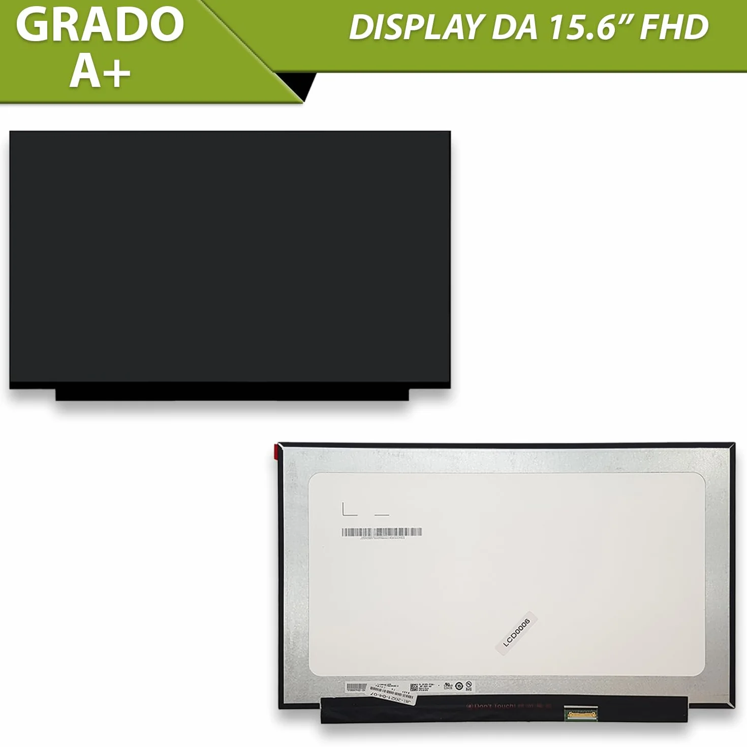 new net - Pannello Schermo Display LCD IPS Compatibile con Notebook HP 15s-fq1004nl, 15s-fq1007nl, 15s-fq1008nl, 15s-fq1009nl, 15s-fq1011nl [15.6 Pollici - FHD 1920x1080-30 Pin - 60Hz]